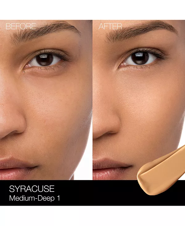 Стойкая тональная основа с естественным сиянием, 1 унция. Nars, syracuse (md1 - medium to medium-deep with warm undertones) — фото 3