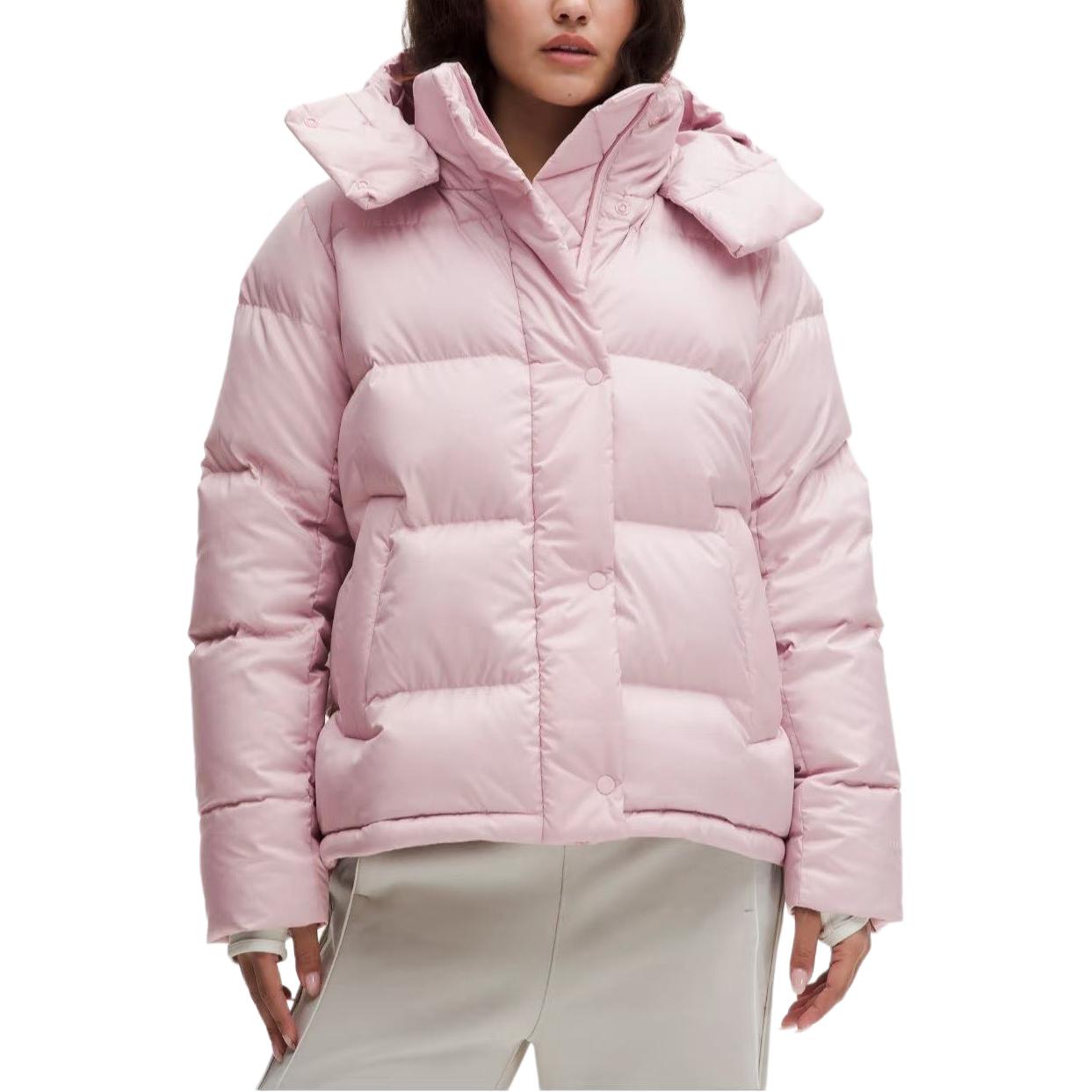 

Куртка Wunder Puff Series Down для женщин Lululemon, porcelain розовый/poik