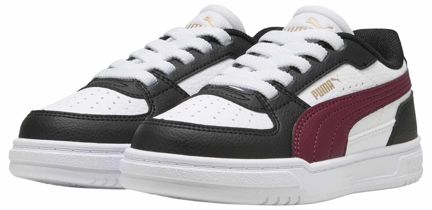 Детские кроссовки для мальчиков с принтом Caven Velcro Pre-school PUMA, III Black Team Regal Red White — фото 3