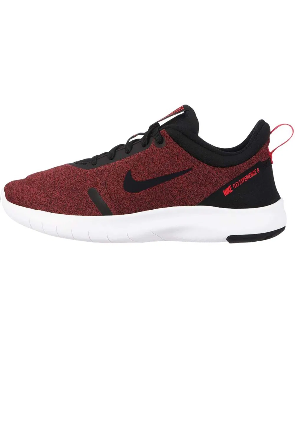 Детские кроссовки для мальчиков беговые NIKE Flex Experience Rn 8 (Gs), Multicoloured Black Red White University Red 002