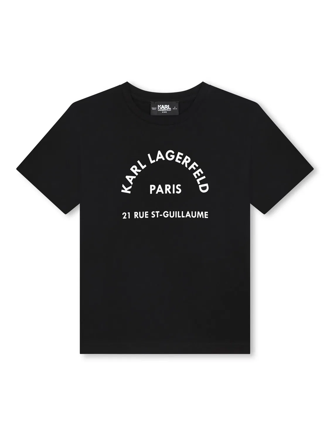 Футболка с печатью логотипа Karl Lagerfeld, черный
