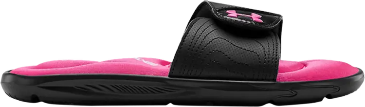 Сандалии Under Armour Wmns Ignite 9 Slide Black Pink Surge, черный