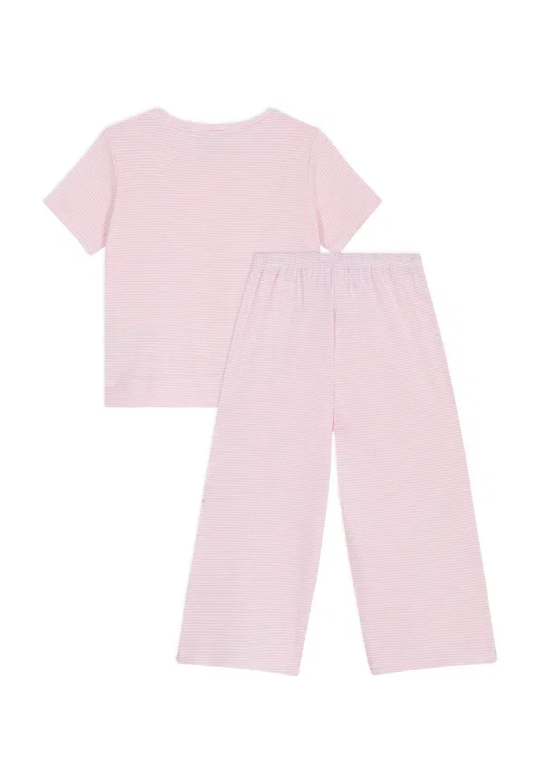 Комплект пижамы в полоску Set, Petit Bateau, Marquise Marshmallow — фото 2