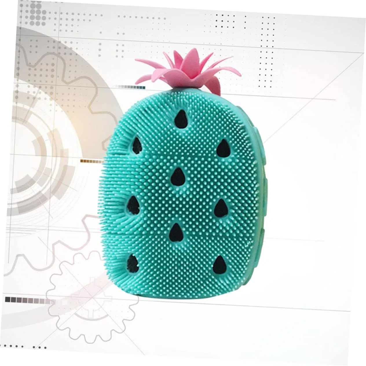 Щетка для тела силиконовая DOITOOL, 3 шт, 11x8.5 см, Green — фото 3