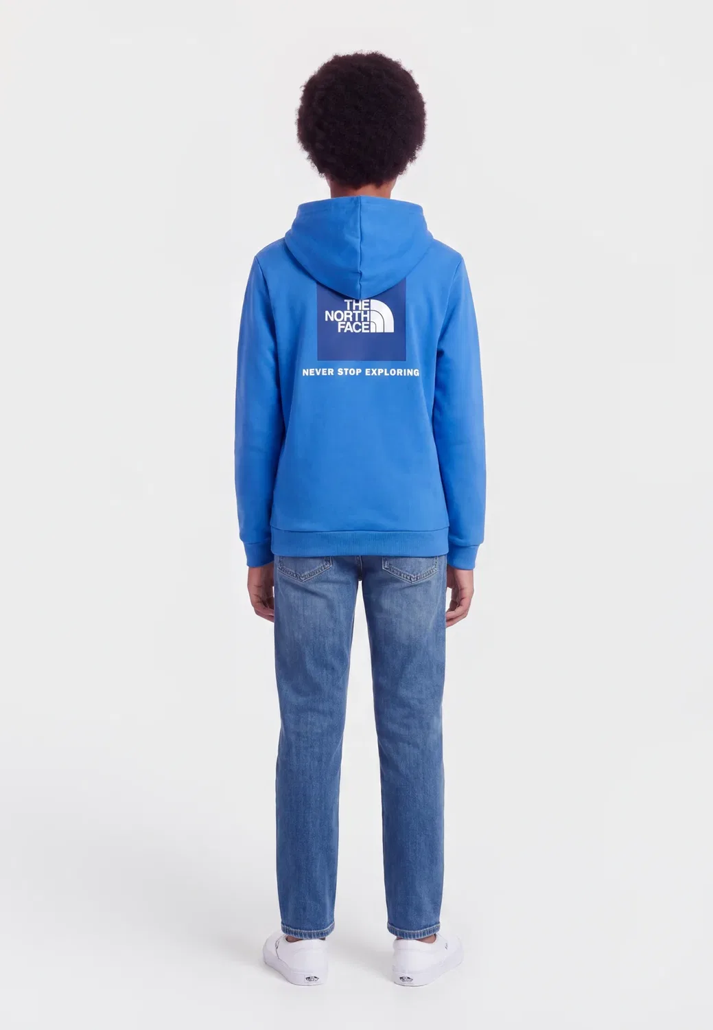 Худи Teen Evolution Box унисекс - худи The North Face, Active Blue — фото 2