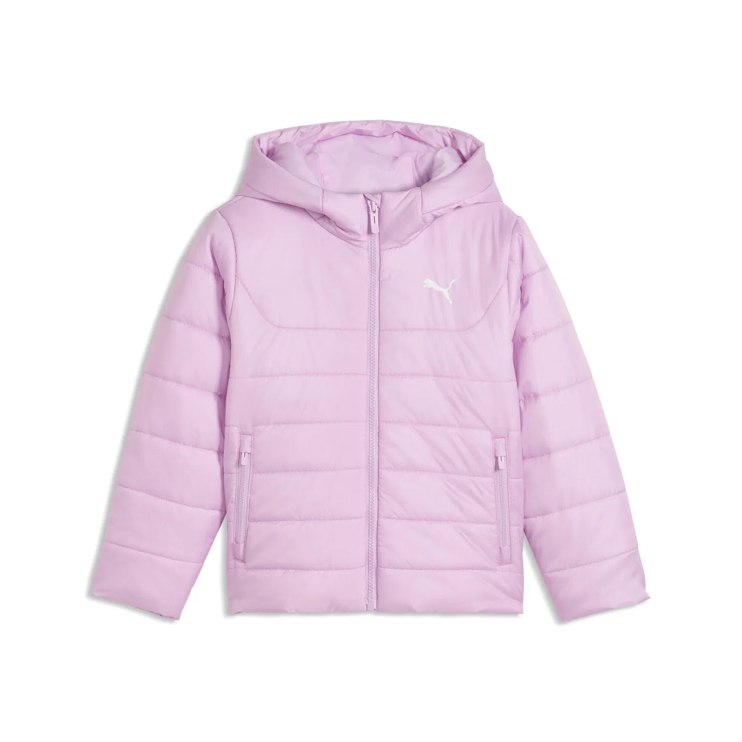 Детская утепленная куртка с капюшоном Essentials Puma, Malvenfarben