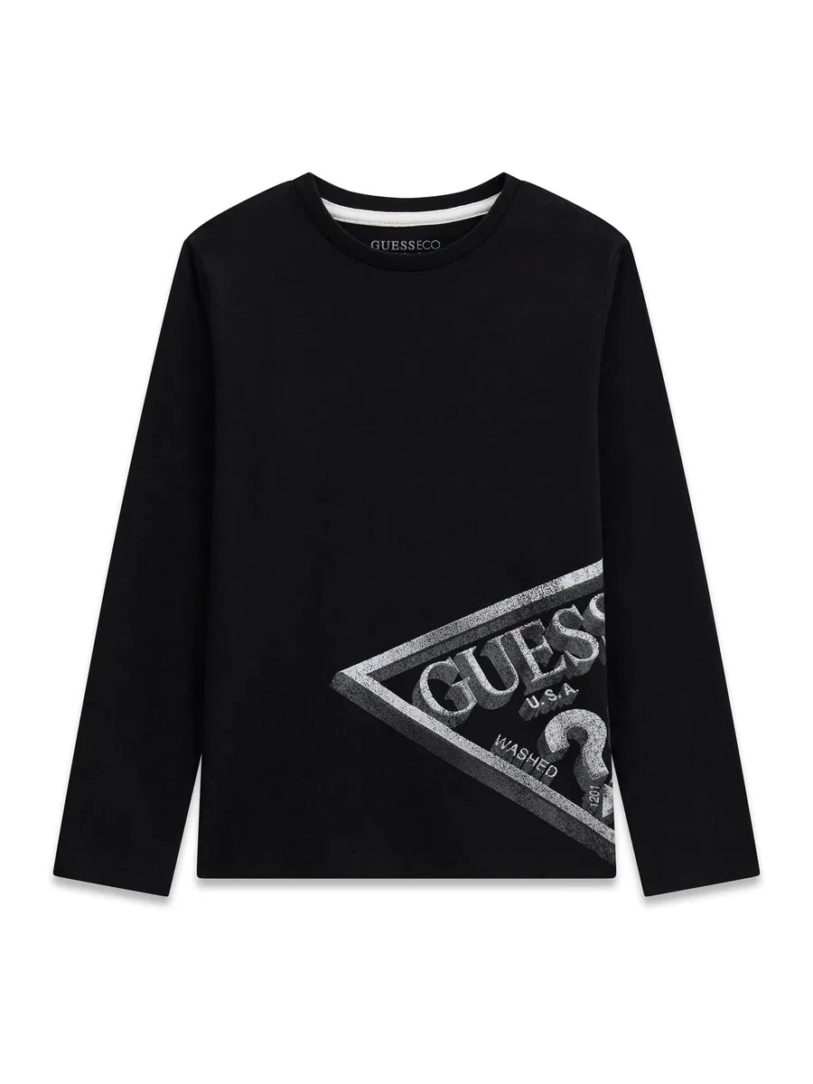 Топ GUESS черного цвета