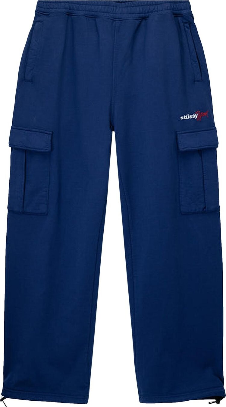 

Брюки Stussy Sport Cargo Fleece Pant 'Blue', синий