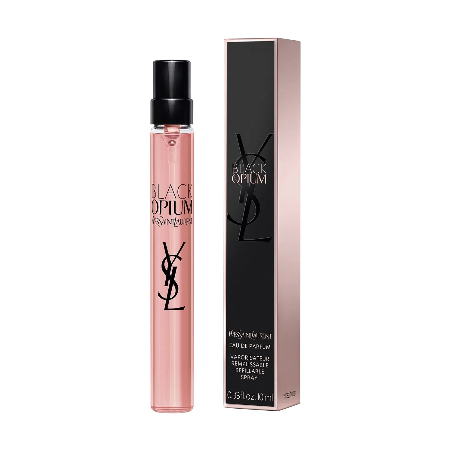 Парфюмерная вода YVES SAINT LAURENT Black Opium, 10 мл, для женщин, цвет: — фото 2