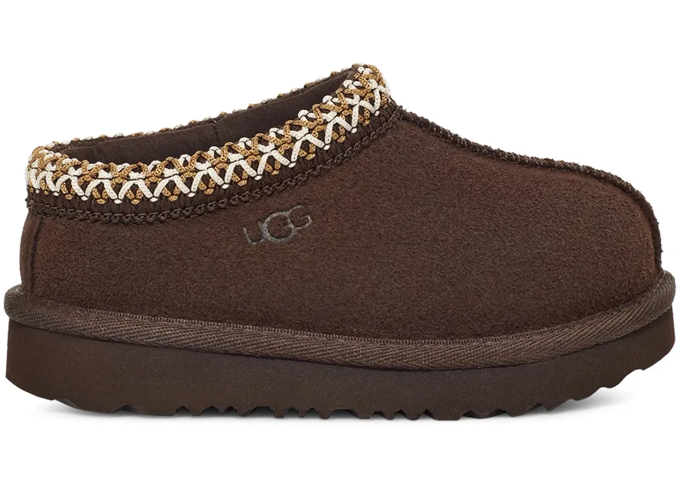 Детские тапочки с отделкой из овчины UGG Tasman II Slipper, Dusted Cocoa