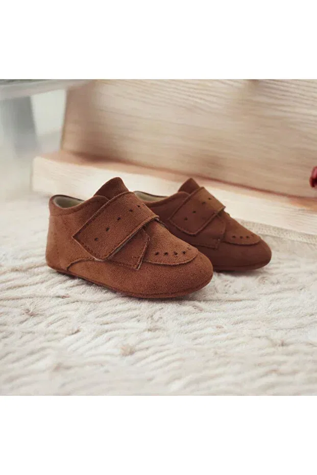 Детские мокасины для мальчиков с замшевым верхом Çago Kids, Brown — фото 2