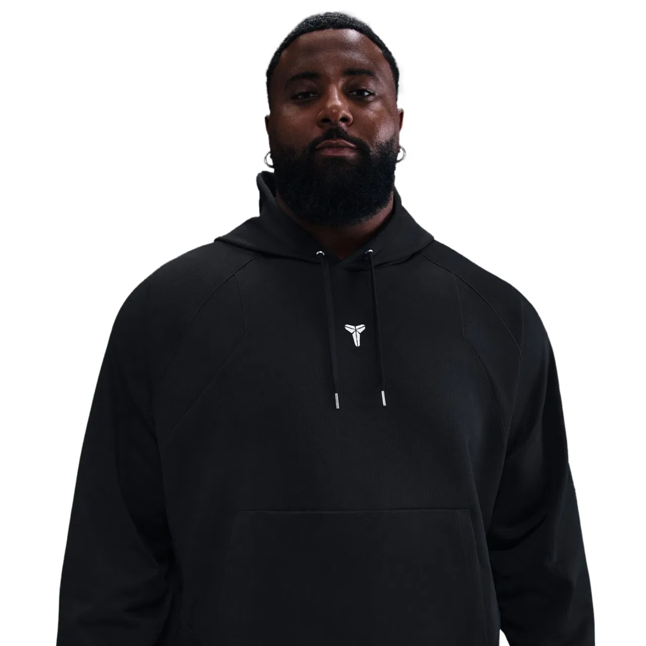 Мужское худи Kobe Tech Fleece Fundamental Nike, черный/белый