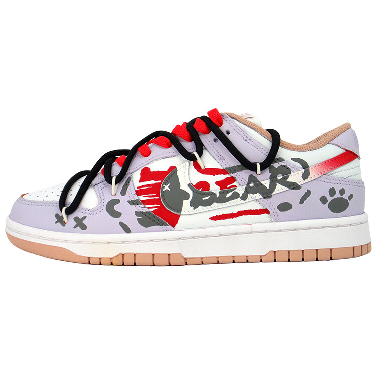 

Кроссовки Nike Dunk Skateboarding Shoes Women's Low-top Purple, цвет Light Lavender