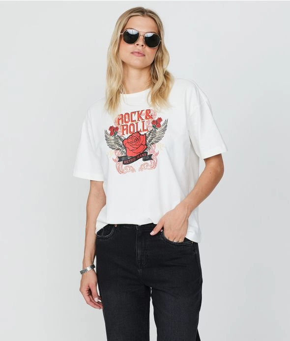 

Модный топ Miley Retro Jeans, белый