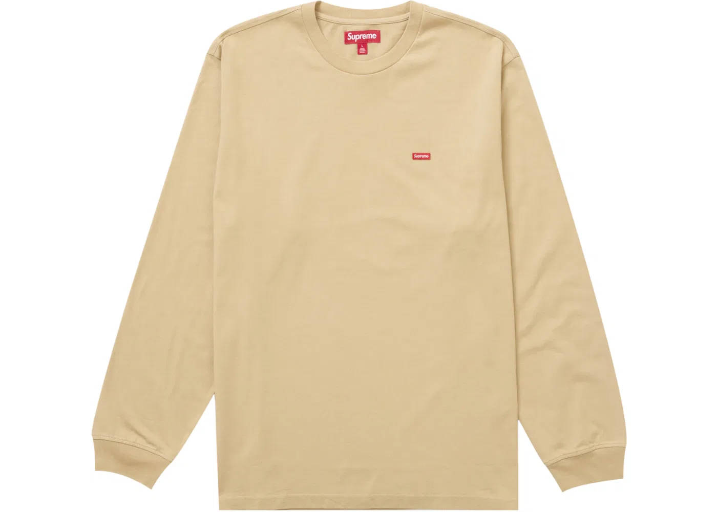 Мужская футболка с длинным рукавом Supreme Tee (FW24), Dark Tan