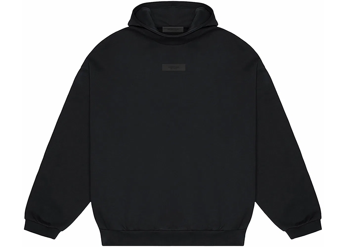 Мужская худи с принтом Fear of God Essentials Chest Logo Fear of God, Jet Black/Jet Black