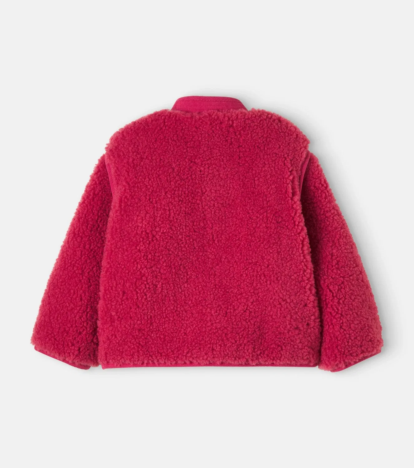 Легкая куртка с плюшевой отделкой Peppa Bonton, красный — фото 2