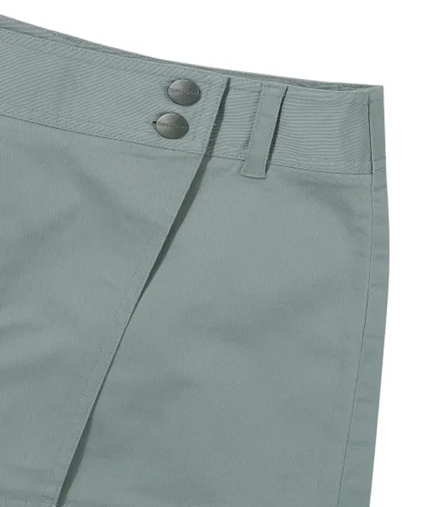 Шорты-юбка W Pocket, Superdry, серо-голубой — фото 4