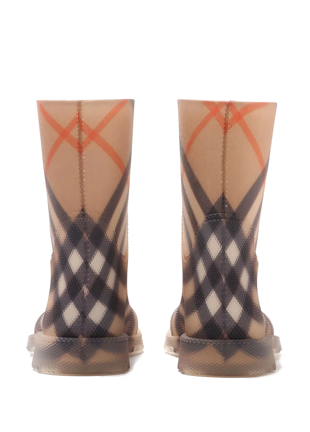 Сапоги резиновые Marsh High Burberry, бежевый — фото 3