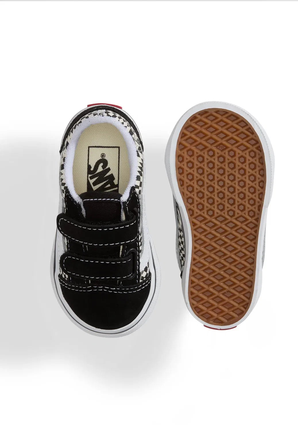 Олдскул против унисекс - кроссовки Vans, Black/Marshmallow/Multi — фото 3