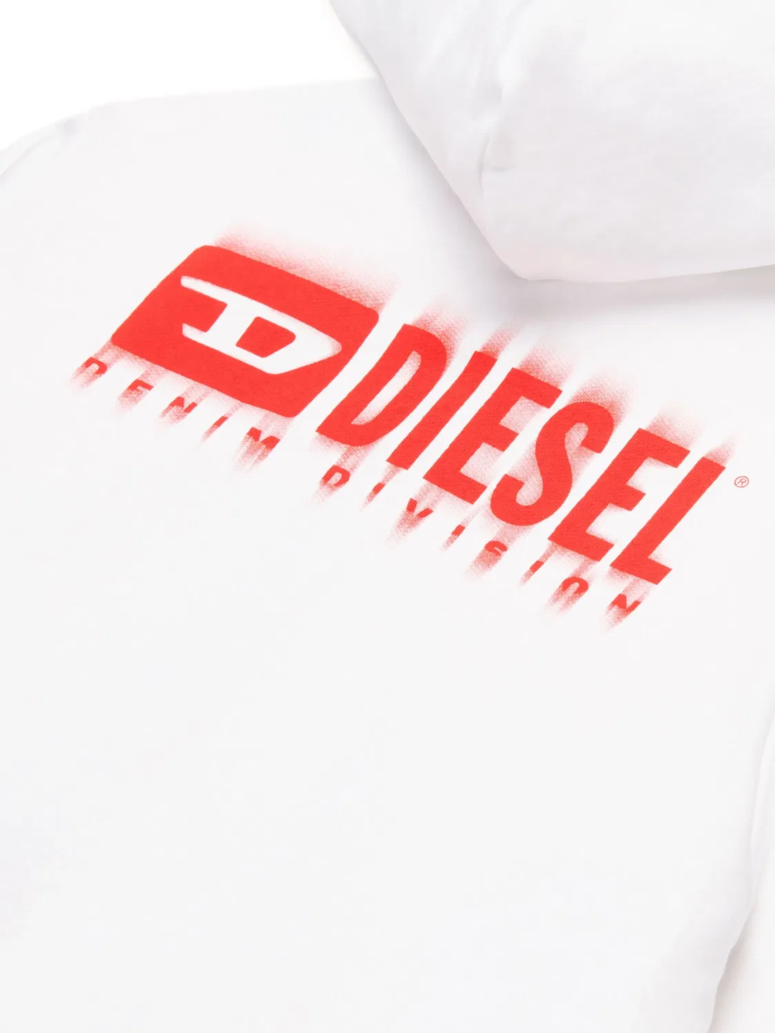 Худи с Логотипом и Передней Молнией Diesel, белый — фото 2