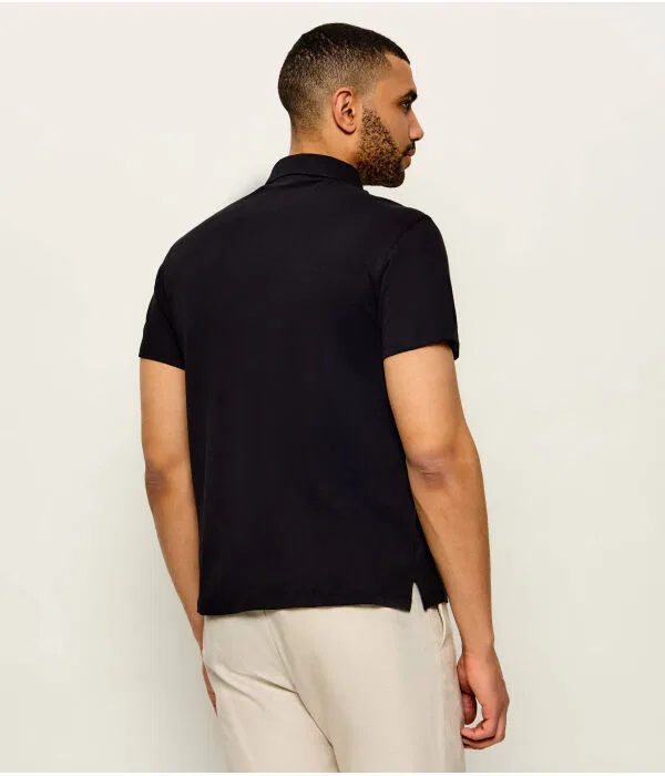 Мужское поло Slim Fit Calvin Klein, черный — фото 3