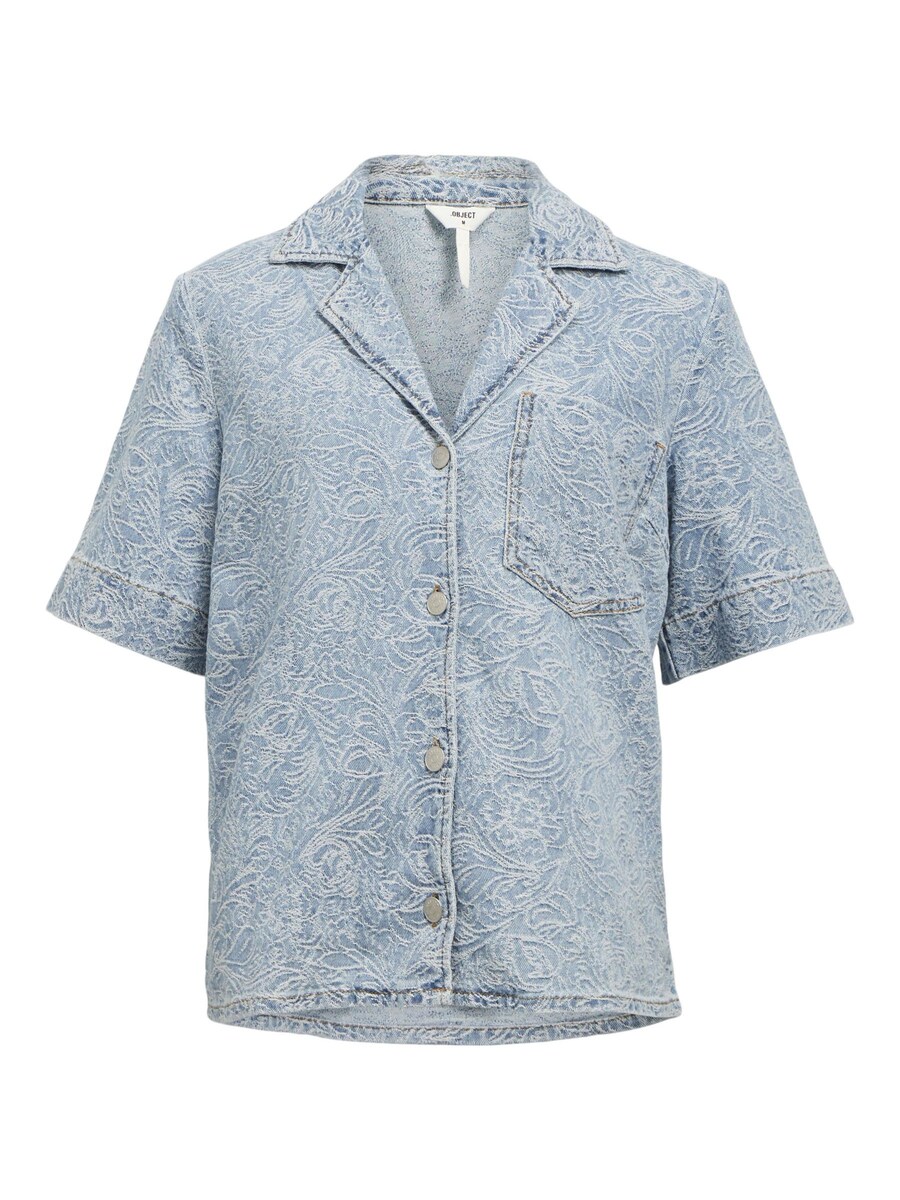 

Блуза OBJECT OBJMirwa, цвет Blue denim/Light blue