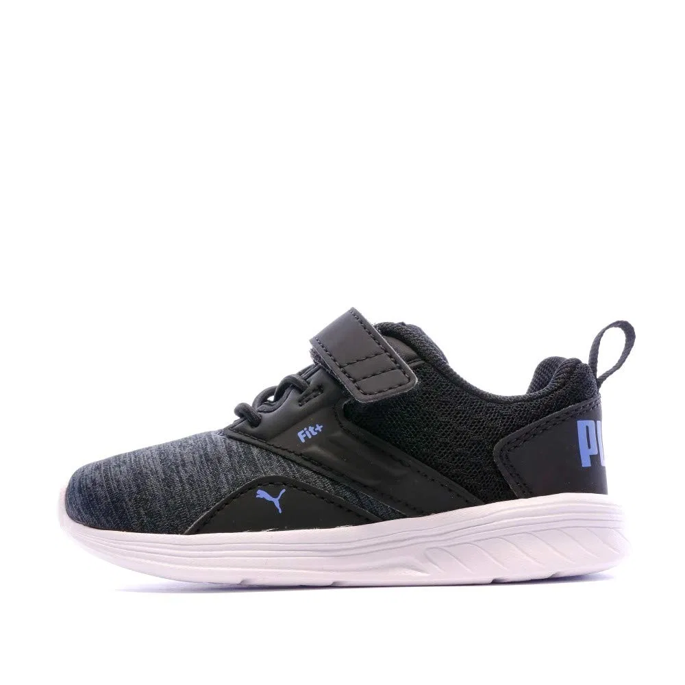 Детские кроссовки с закрытым носком Comet V Inf PUMA, Black PUMA Black Palace Blue