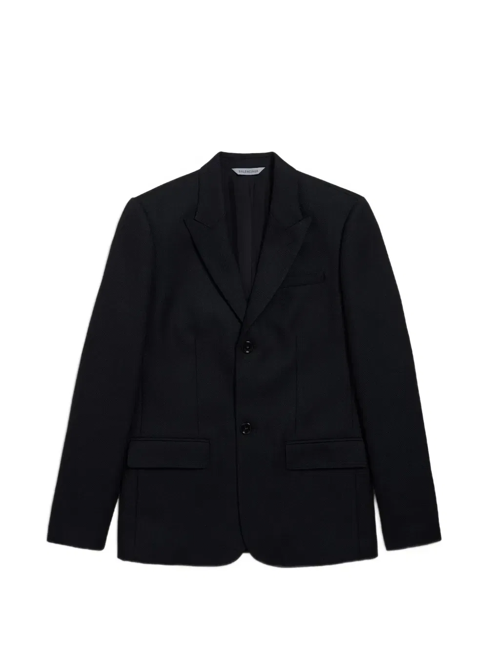 Однобортный блейзер Balenciaga, черный