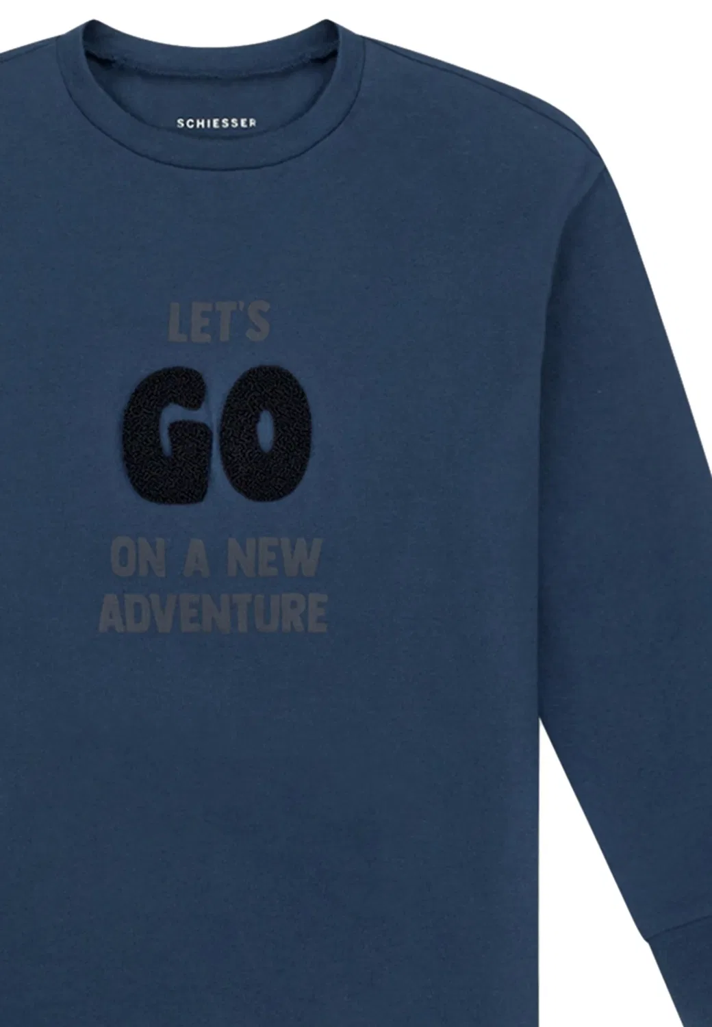 Пижама хлопковая Comfort Cotton Schiesser, синий — фото 3