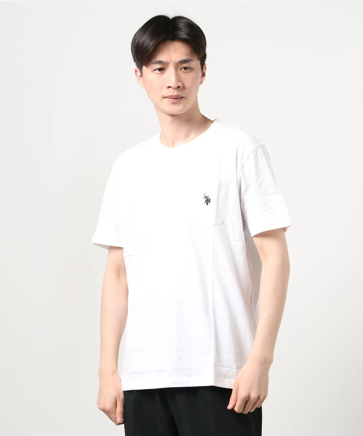 Мужская футболка с длинным рукавомU.S. POLO ASSN., серый — фото 2
