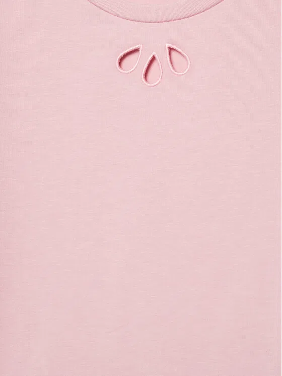 Футболка slim fit United Colors Of Benetton, розовый — фото 3