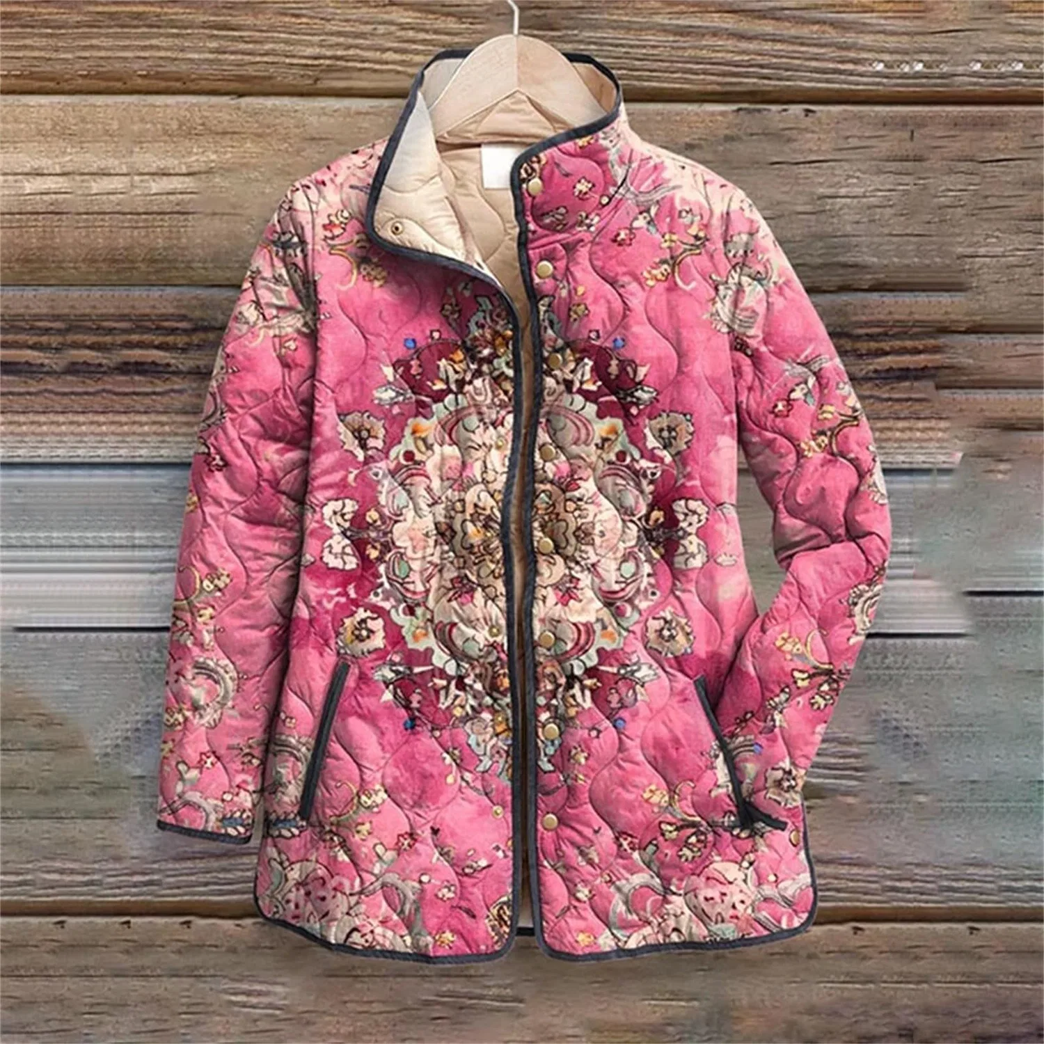 Женская куртка с принтом Softshell Jackets, Rosso — фото 2