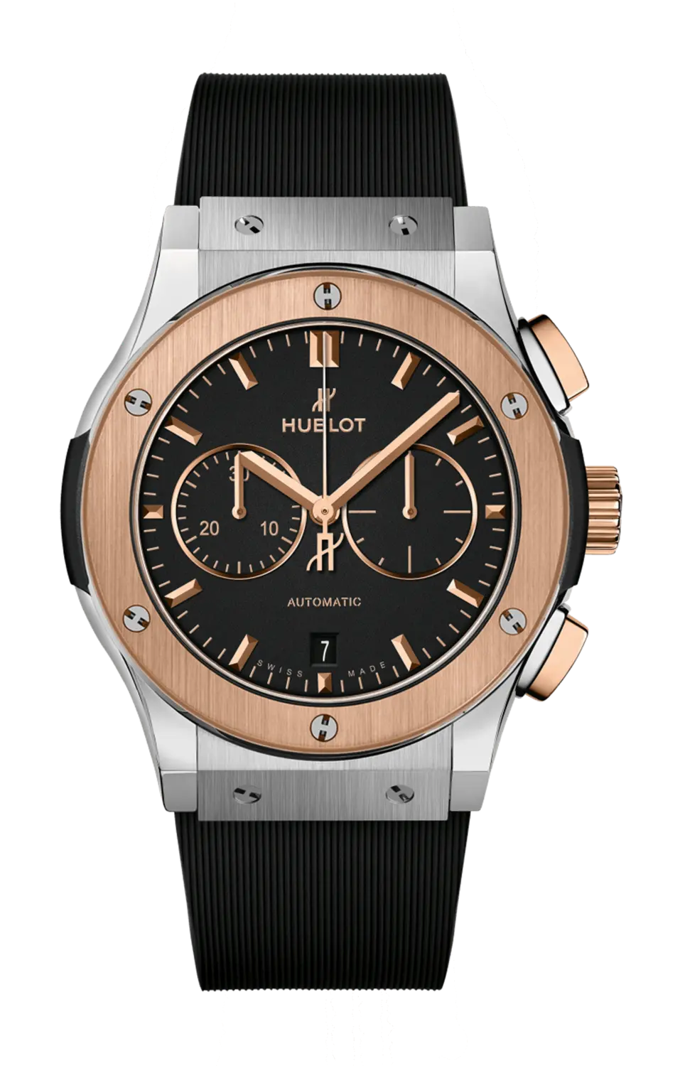 

Часы classic fusion chronograph titanium king gold Hublot