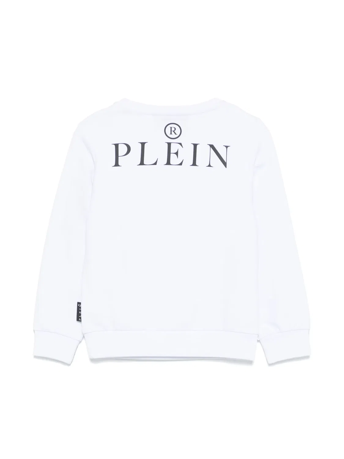 Свитшот с украшением из страз Philipp Plein, белый — фото 2