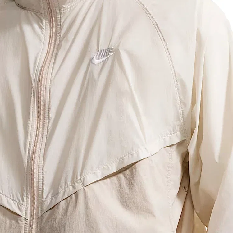 Мужская куртка с длинным рукавом Nike Windrunner Full-Zip UV Jacket, бежевый — фото 3