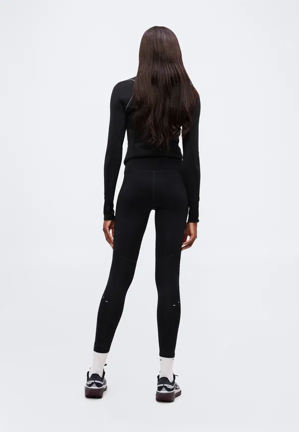 Леггинсы беговые с технологией Dri-fit Nike Performance Tempo, черный — фото 3
