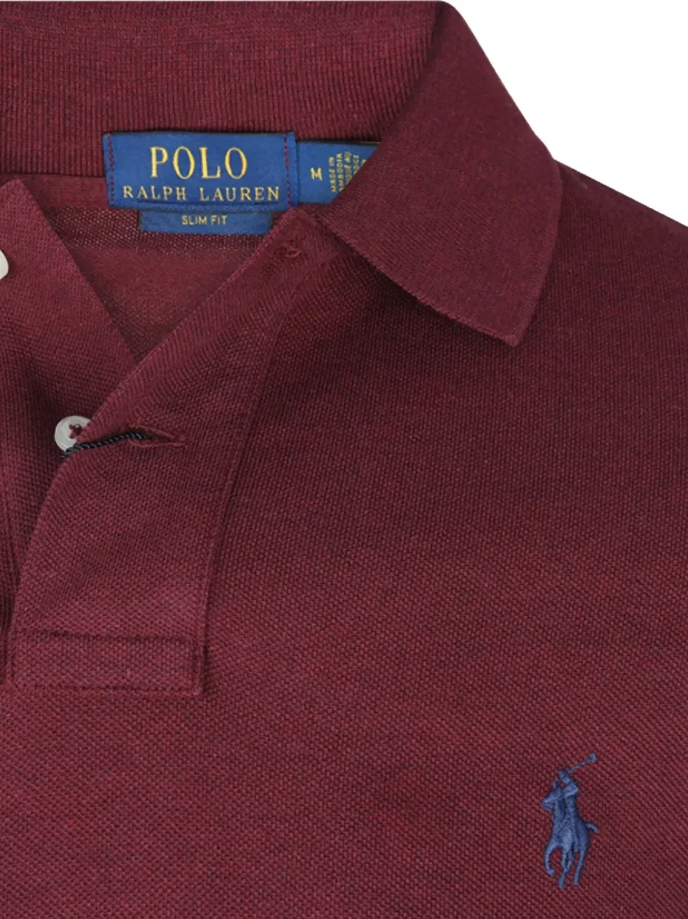 Полотенце поло из сетки приталенного кроя POLO RALPH LAUREN, красный — фото 4