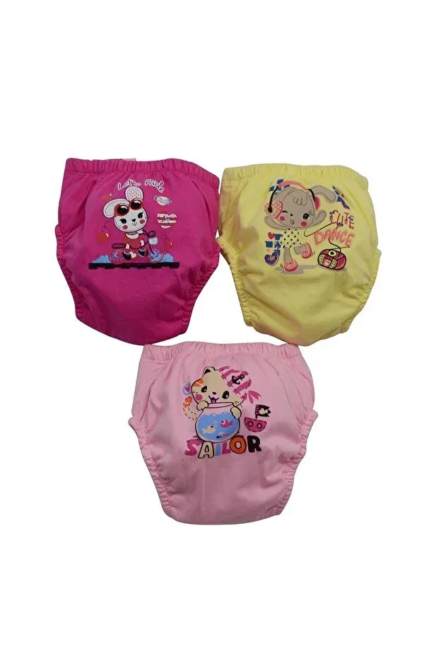 Детские трусы для девочек хлопковые Pundikids, Colored