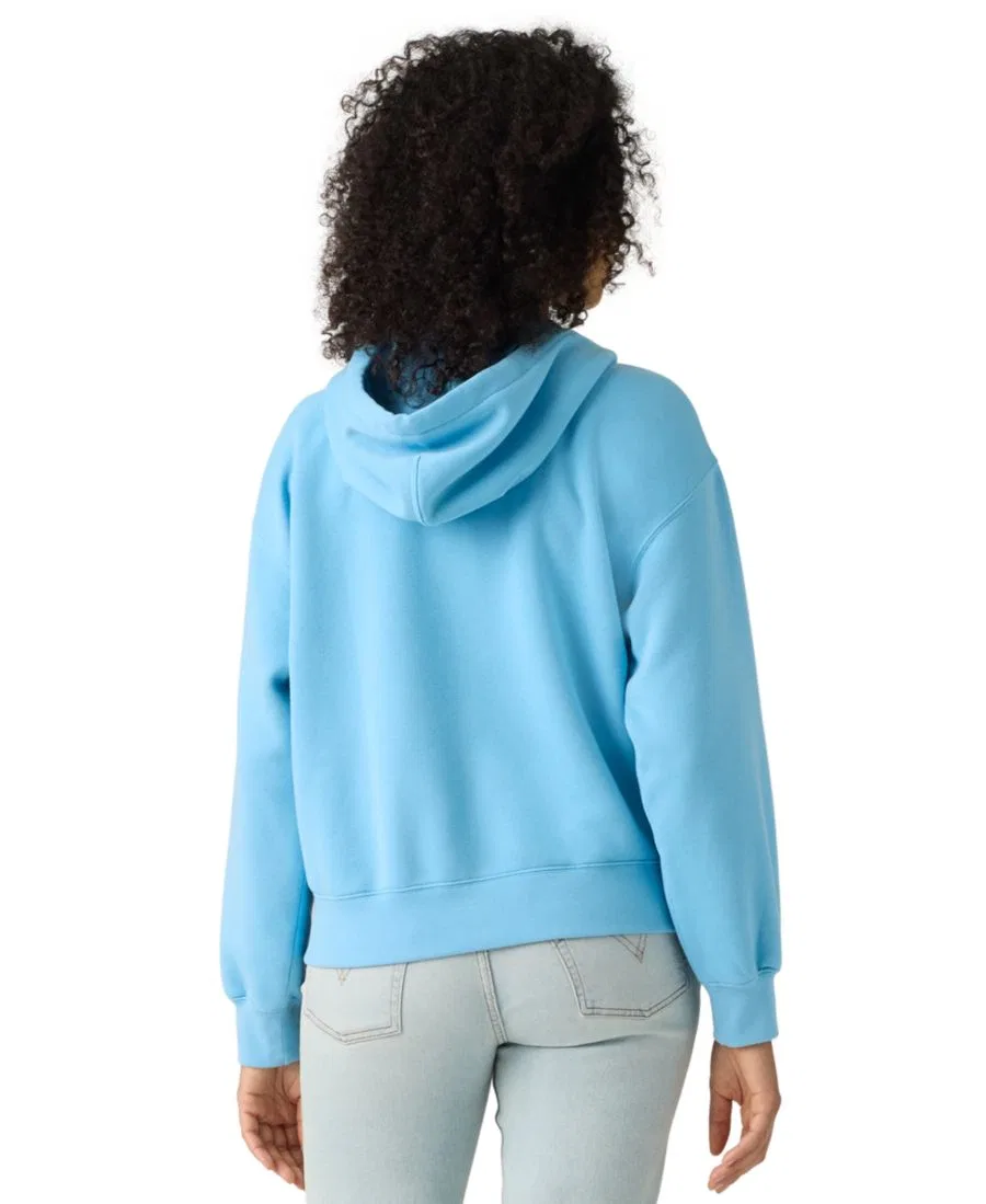 Женская худи с принтом Everyday Zip-Up Hoodie Levi's, Alaskan Blue — фото 4