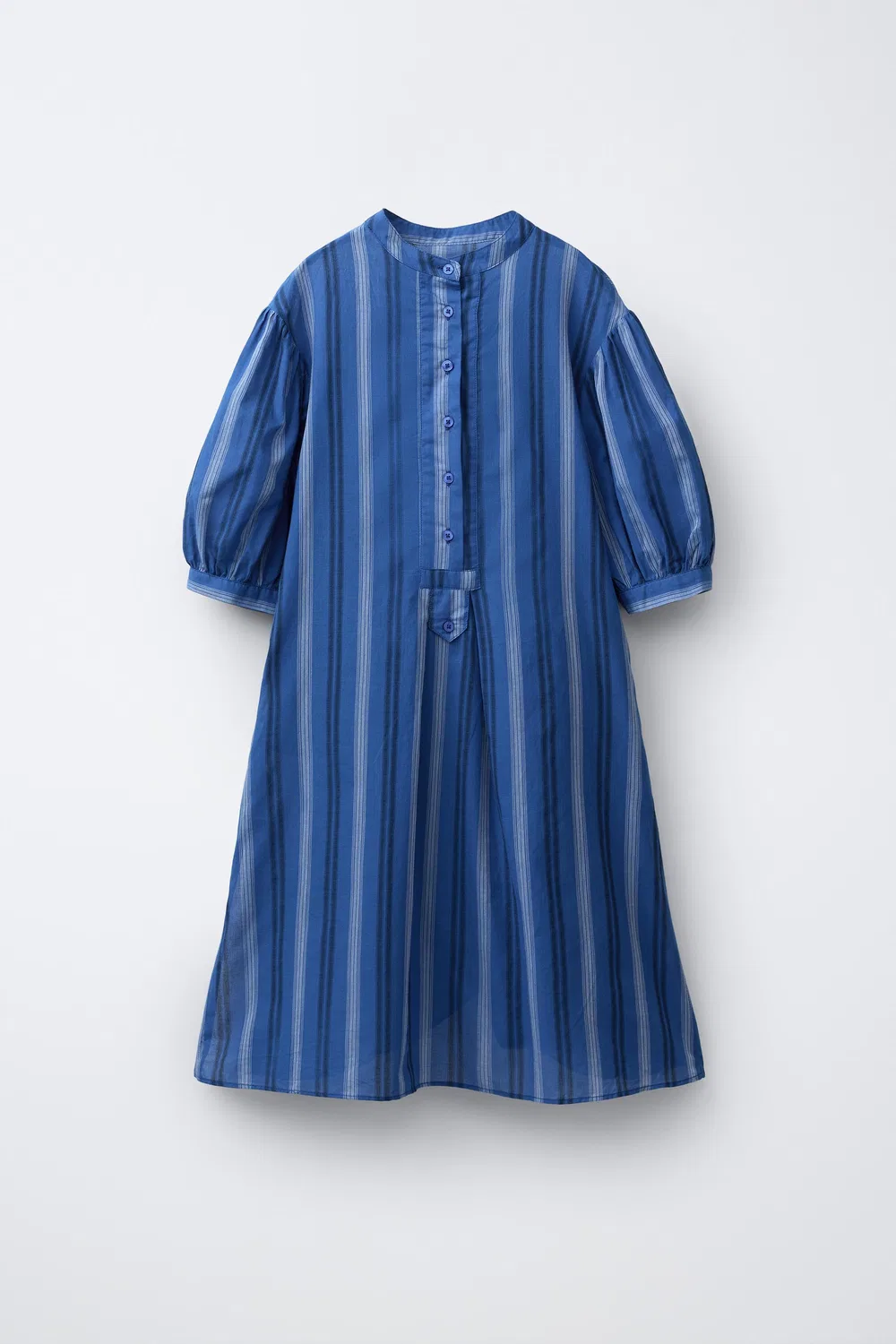 Полосатый длинный кафтан ZARA, Bluish
