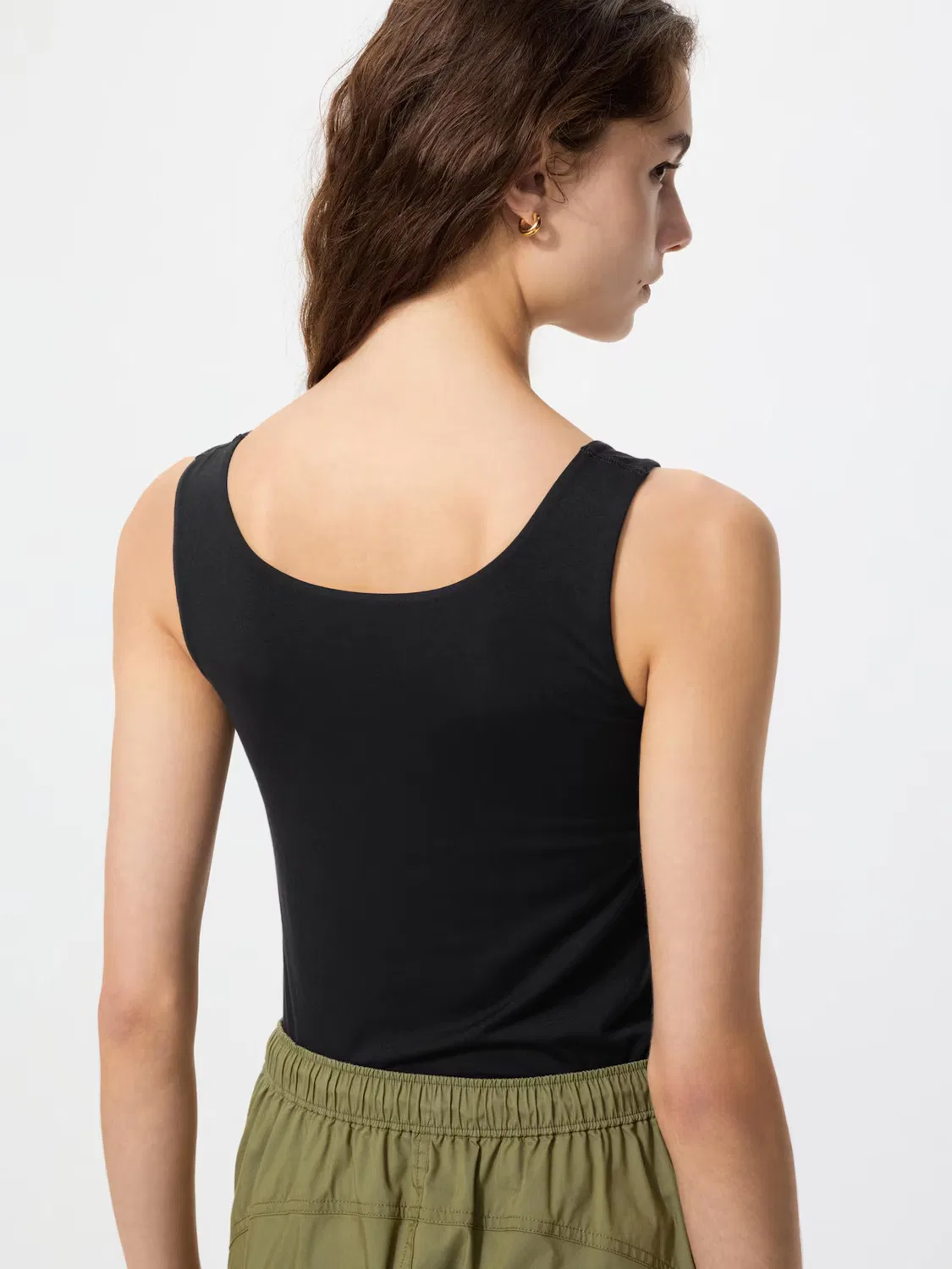 Топ Uniqlo Heattech, базовый слой, коричневый — фото 2