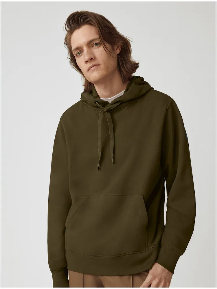 Лонгслив Hoodie Black Label Military Green CANADA GOOSE, Green