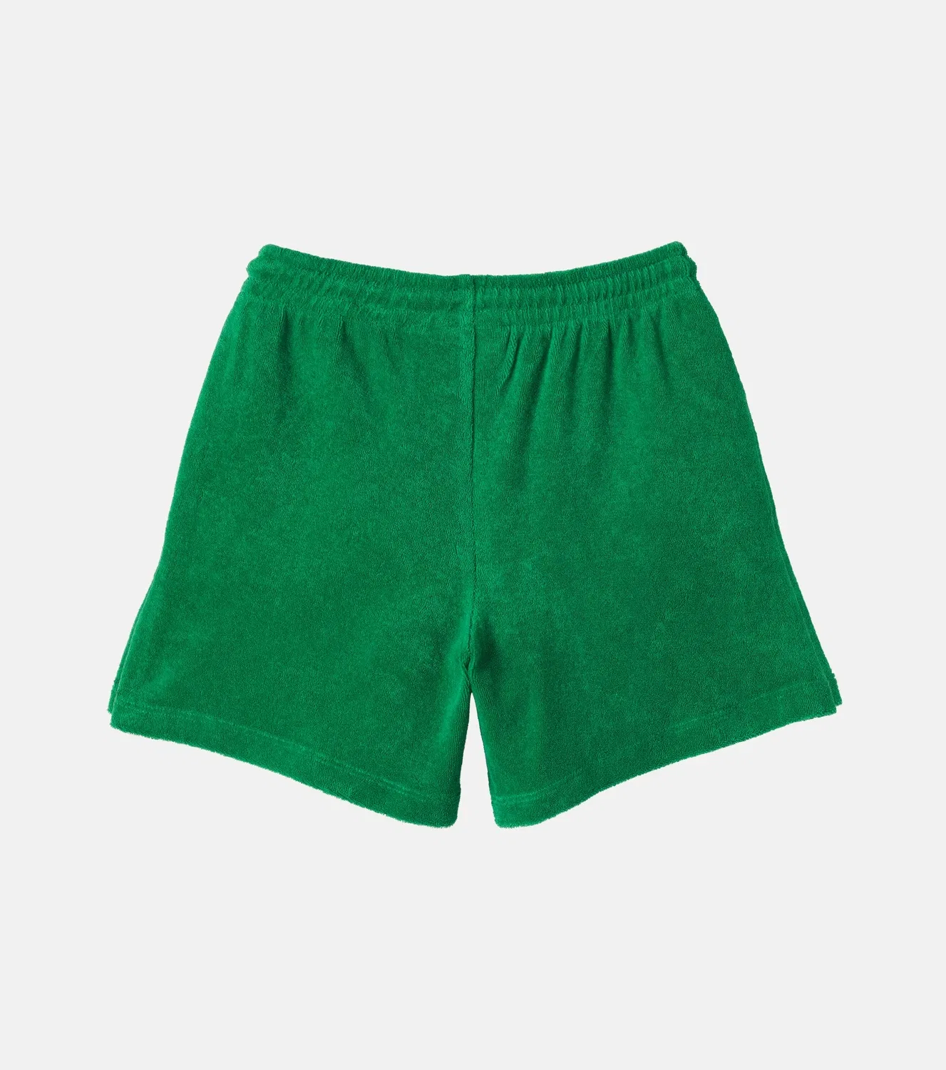 Шорты хлопковые с эластичным поясом Mini Rodini, зеленый — фото 3