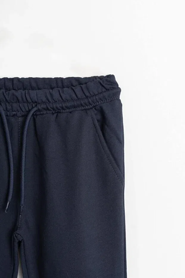 Детские спортивные штаны для мальчиков хлопковые Mışıl Kids, Navy Blue — фото 4