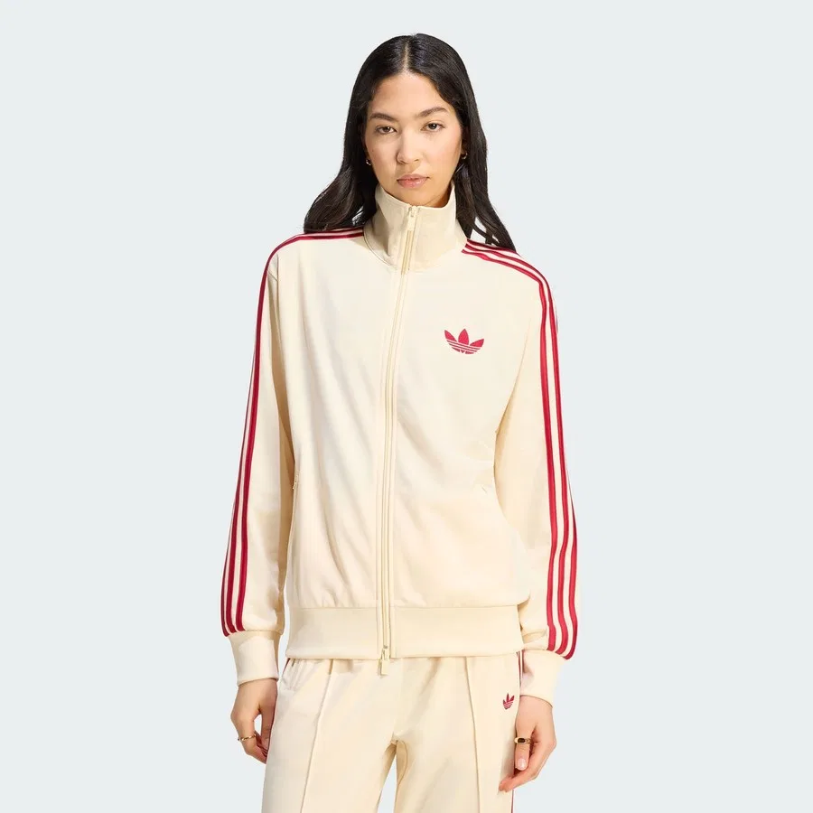 Куртка спортивная с длинным рукавом Originals KS4674 Firebird Track Top Loose adidas, Красный
