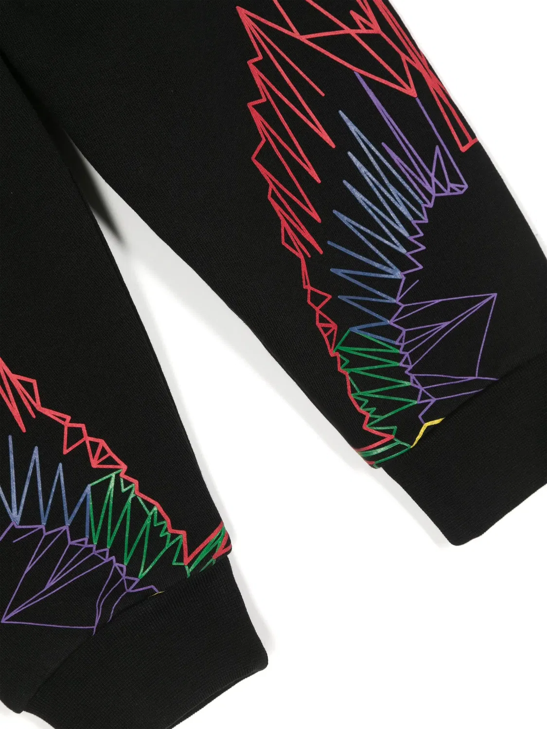 Трек-штаны с принтом Wings Marcelo Burlon County of Milan, черный/многоцветный — фото 3