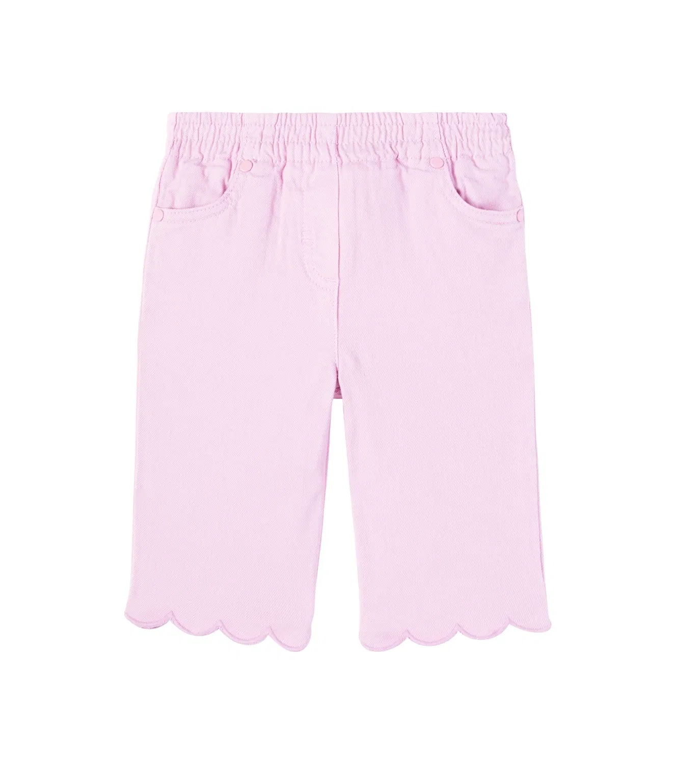 Детские брюки с фестонами Stella Mccartney Kids, розовый