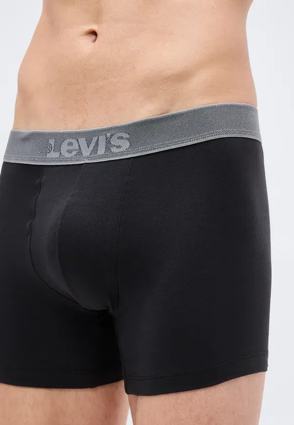 Мужские трусы-боксеры, комплект из 2 штук Levi'S, черный — фото 4