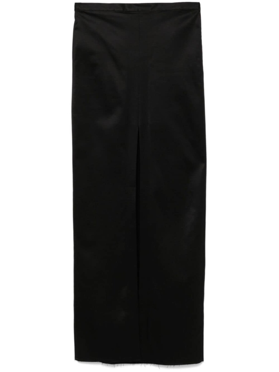 

MM6 Maison Margiela юбка миди с разрезом, черный